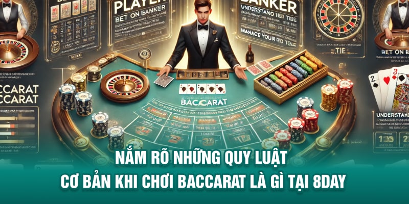 Nắm rõ những quy luật cơ bản khi chơi Baccarat là gì tại 8Day